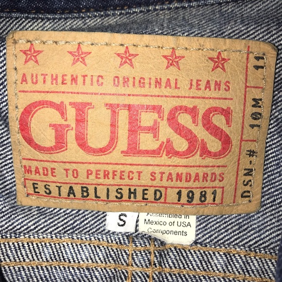 Vintage Guess Jean Jacket - Picture 8 of 8